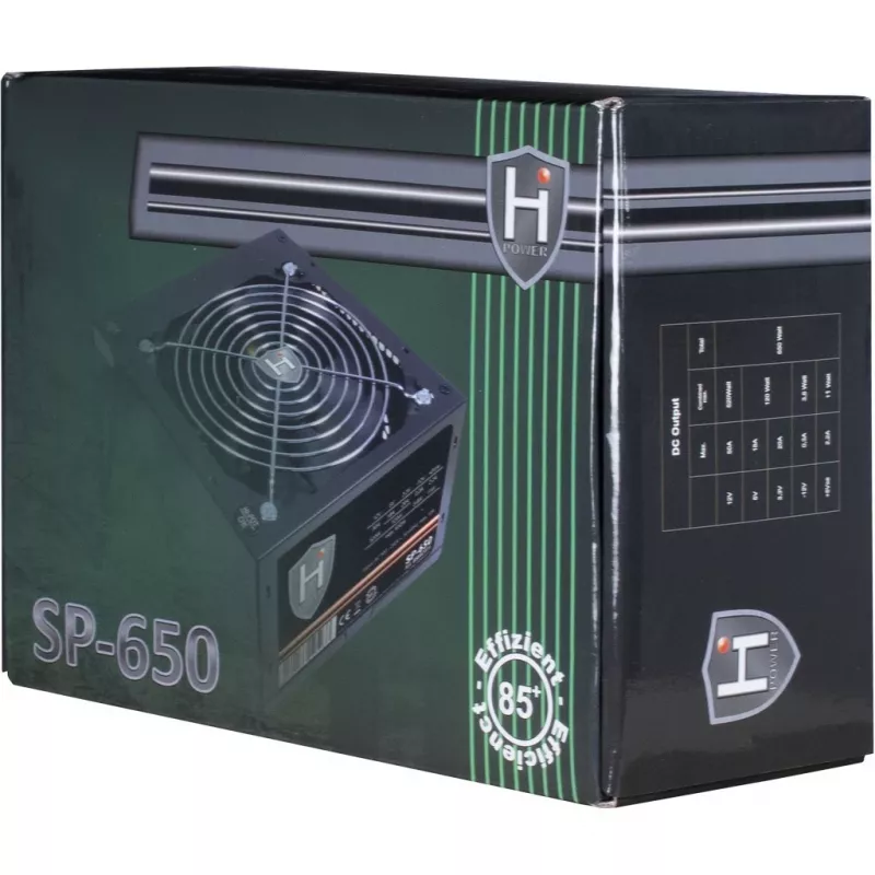 Zasilacz Inter-Tech HIPOWER SP-650 650 W