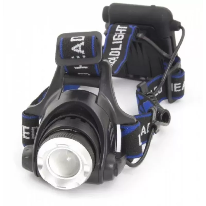 Latarka czołowa ESPERANZA EOT005 — LED Cree T6, 3W, 600 lm, AA x2, obudowa aluminiowa, wodoodporna, wstrząsoodporna, regulowany pasek na głowę