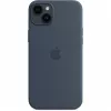 Pokrowiec silikonowy Apple iPhone 14 Plus MagSafe Storm niebieski