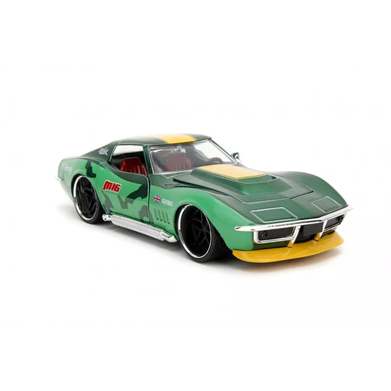 Samochód Jada Toys Street Fighter 1969 Chevrolet 1:24 Metalowy Zielony