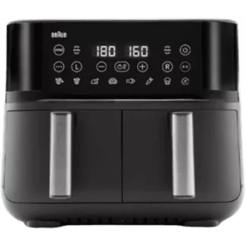 Braun TD 3030I BK Podwójna 8 L Wolnostojąca 2850 W Frytkownica gorącym powietrzem Czarny
