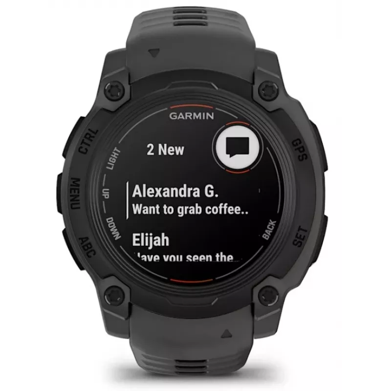 Garmin Instinct E 2.18 cm (0.86) MIP 40 mm Digital 166 x 166 pixels Czarny GPS (satellite)
