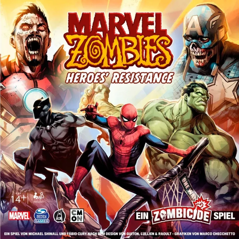 Gra planszowa Asmodee Marvel Zombies Heroes' Resistance — kooperacyjna z miniaturami crossover Zombicide