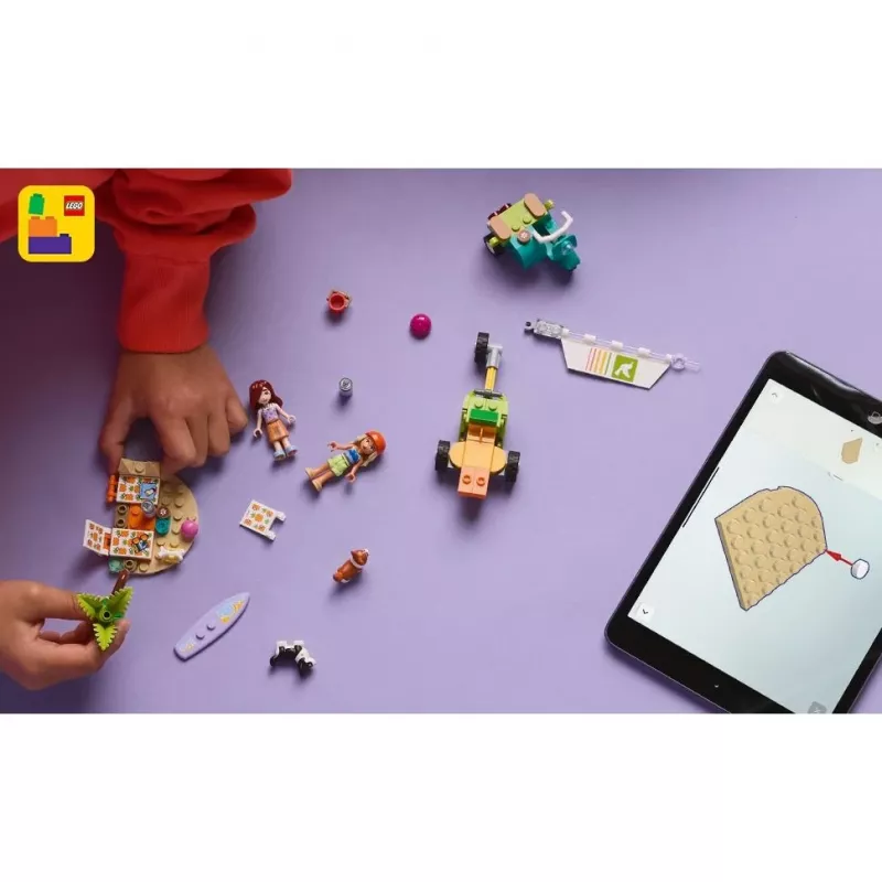 LEGO FRIENDS 42641 Przygoda z psami surfingowymi i hulajnogą