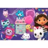 Gabby's Dollhouse: Przyjęcie urodzinowe w Domku dla lalek, Puzzle 60 elementów