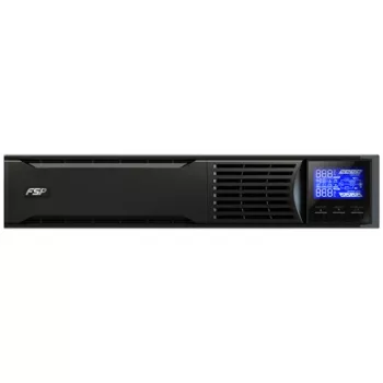 Rack UPS fsp/fortron CHAMP 3K RACK — 3000 VA, 2400 W, 110–300 V, ±1% tryb bateryjny, 4 gniazda AC, USB