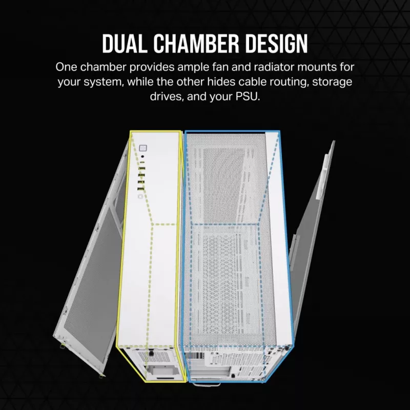 Corsair 6500D AIRFLOW Midi Tower biały