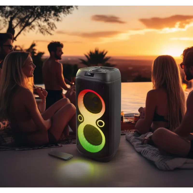 Muse M-1937 DJ przenośny głośnik imprezowy Czarny 600 W