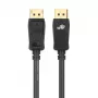 Kabel DisplayPort 1,8 m M/M v 1.4, czarny