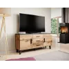 Cama sideboard LOTTA 150 2D3S wotan oak + mat Czarny