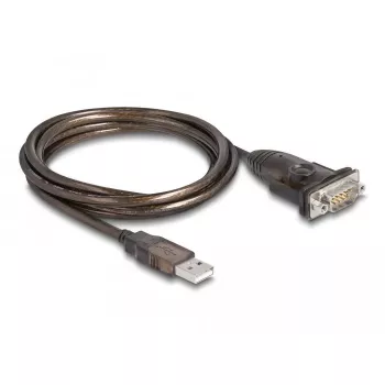 DeLOCK Adapter USB 2.0 Typ-A na szeregowy RS-232 D-Sub 9-pin męski 1,5m