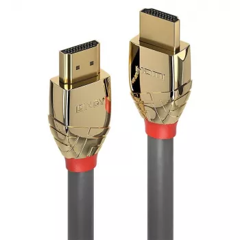 Lindy 15m Standard HDMI kabel, Gold Line, 15 m, HDMI Typ A (Standard), HDMI Typ A (Standard), Szary