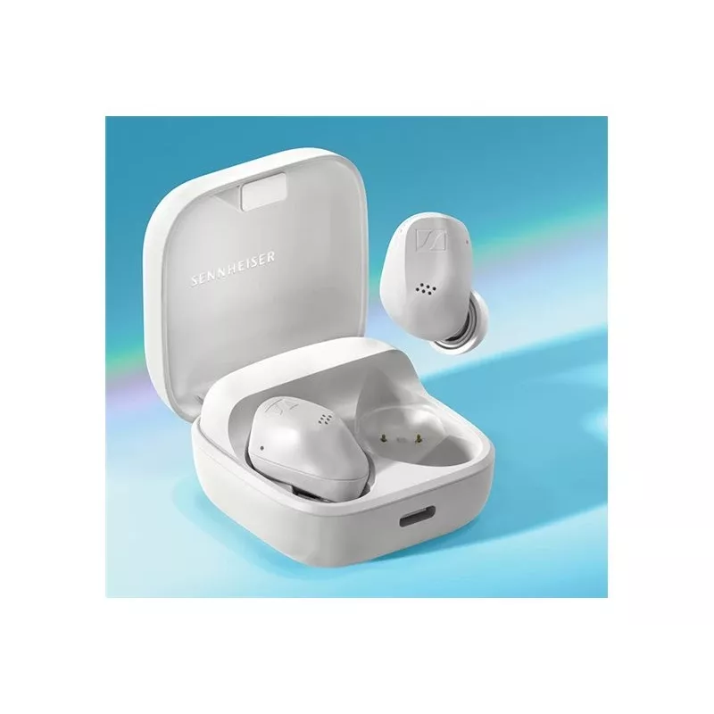 Słuchawki Sennheiser | Accentum | Bluetooth | Douszne | Mikrofon | Redukcja szumów | Bezprzewodowe | Białe