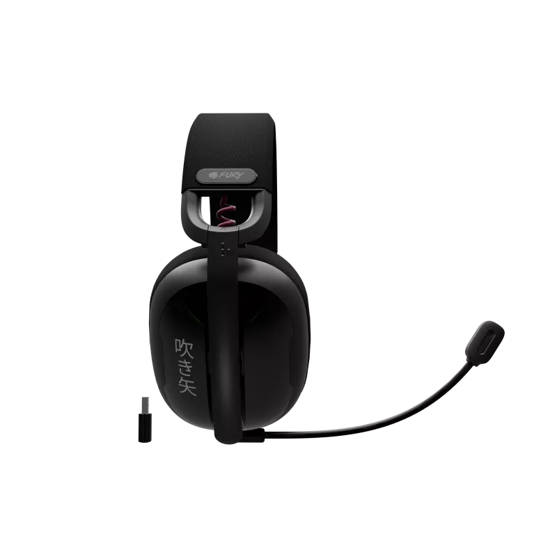 Słuchawki gamingowe Genesis Fury Fukiya F6 | Bluetooth | Nauszne | Mikrofon | Bezprzewodowe | Czarny