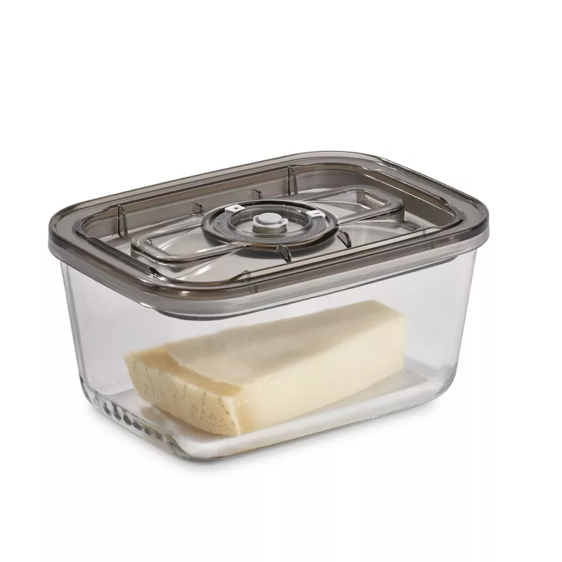 Caso | Szklany pojemnik próżniowy z plastikową pokrywką | VacuBoxx Eco L | Przezroczysty