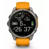 Garmin Fenix 8 3,56 cm (1,4) AMOLED 51 mm Cyfrowy 454 x 454 pikseli Ekran dotykowy Tytan Wi-Fi GPS (satelitarny)