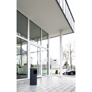 Stal nierdzewna komplet sztućców Durable 3332 okrągły metal średnica 25 cm wysokość 630 mm