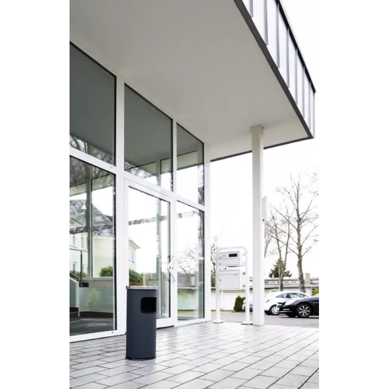 Stal nierdzewna komplet sztućców Durable 3332 okrągły metal średnica 25 cm wysokość 630 mm