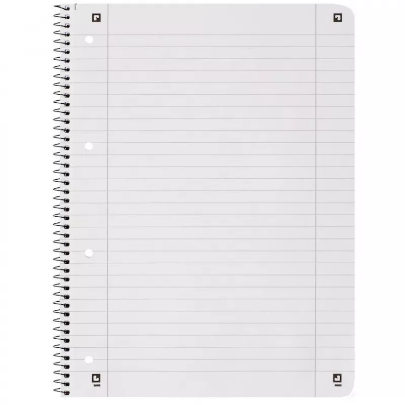 Oxford TOUCH zeszyt do pisania A4+ 80 arkuszy kolor aqua