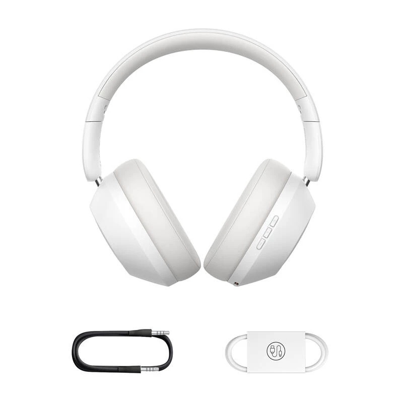 Baseus Bass 30 Max Bezprzewodowy zestaw słuchawkowy Bluetooth 5.3 nauszny słuchawki wzbogacające bas 40mm przetwornik ultra niskie opóźnienia słuchawki 50H