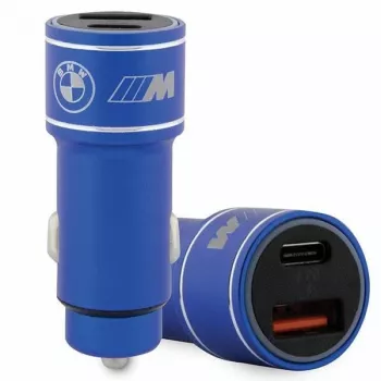Ładowarka samochodowa 20W PD-QC 3.0 Fast Blue