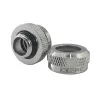 Złączka XSPC G1/4 do twardej rurki 14 mm, chrom - 8 sztuk