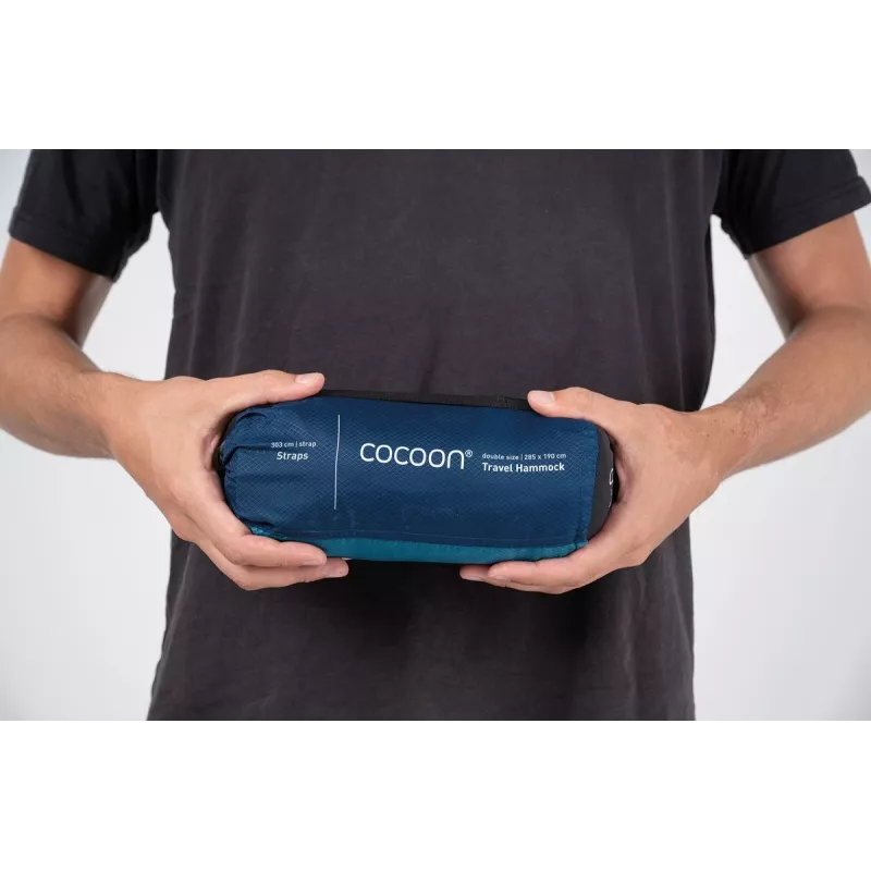 Hamak Cocoon HD114-SET Hamak wiszący 1 osob. Nylon, poliester Niebieski