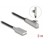 DeLOCK USB 2.0 kabel Type-A male to Type-C male kątowy 3m 60W