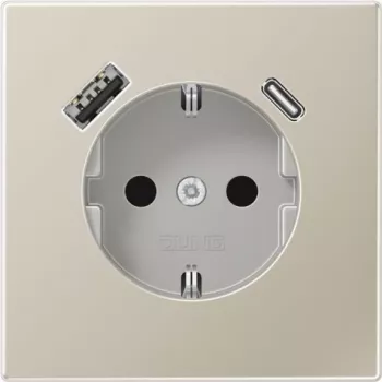 Jung ES1520-15CA GNIAZDO SCHUKO z USB Typem AC (ES1520-15CA)