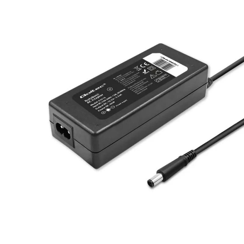 Qoltec 51519 (7.4x5.0mm + pin) 65 W 3,34 A 19,5 V Zasilacz AC do notebooków Dell