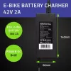 Qoltec 50761 Ładowarka do akumulatorów rowerów elektrycznych 36V | 42V | 2A | 5,5*2,5