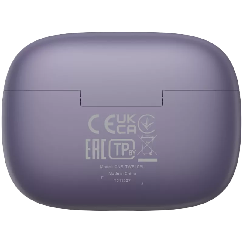 Słuchawki Canyon CNS-TWS10PL True Wireless Stereo (TWS) douszne do rozmów/muzyki/sportu/codziennego użytku USB Type-C Bluetooth Fioletowe (CNS-TWS10PL)