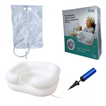Inflatable head wash basin and shower set RF-961