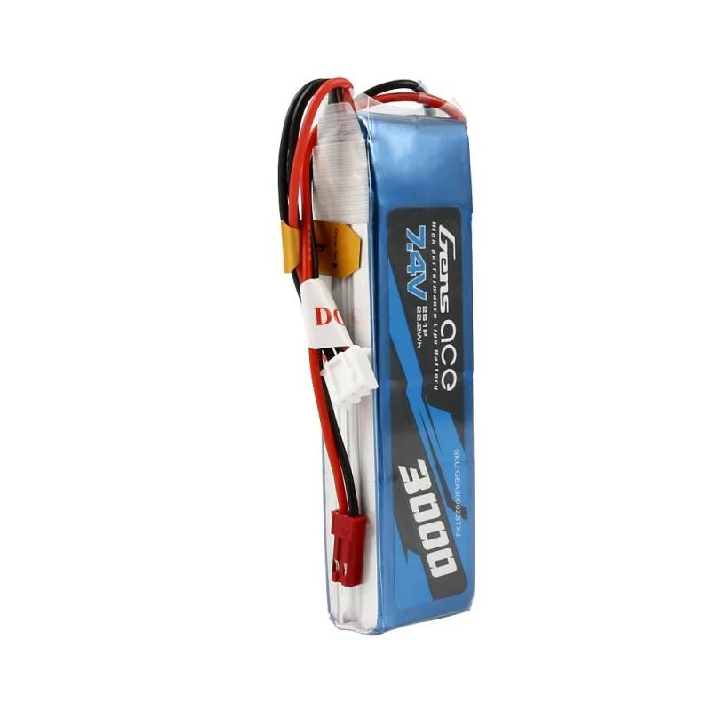 Bateria Gens Ace 3000mAh 7.4V 1C 2S1P LiPo