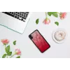 Etui na smartfona iKins do iPhone XS Max — różowe jezioro z czarnymi akcentami