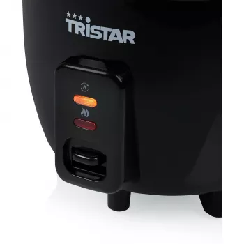 Urządzenie do gotowania ryżu Tristar RK-6141, pojemność 0,6 l, 300 W, czarny, sterowanie przyciskami