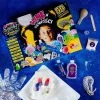 Zestaw naukowy Liscianigiochi Crazy Science Slime w ciemności 304-PL89239 — zestaw do eksperymentów ze świecącym w ciemności slime'em