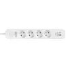 Listwa przeciwprzepięciowa PROTECT 4PL 1A1C USB T/LZ12-PRO015/1000