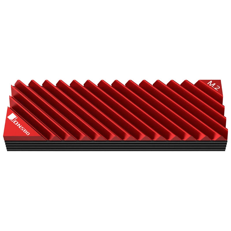 Radiator Jonsbo M.2-3 czerwony Czarny Czerwony 24.4mm 73mm 9.6mm