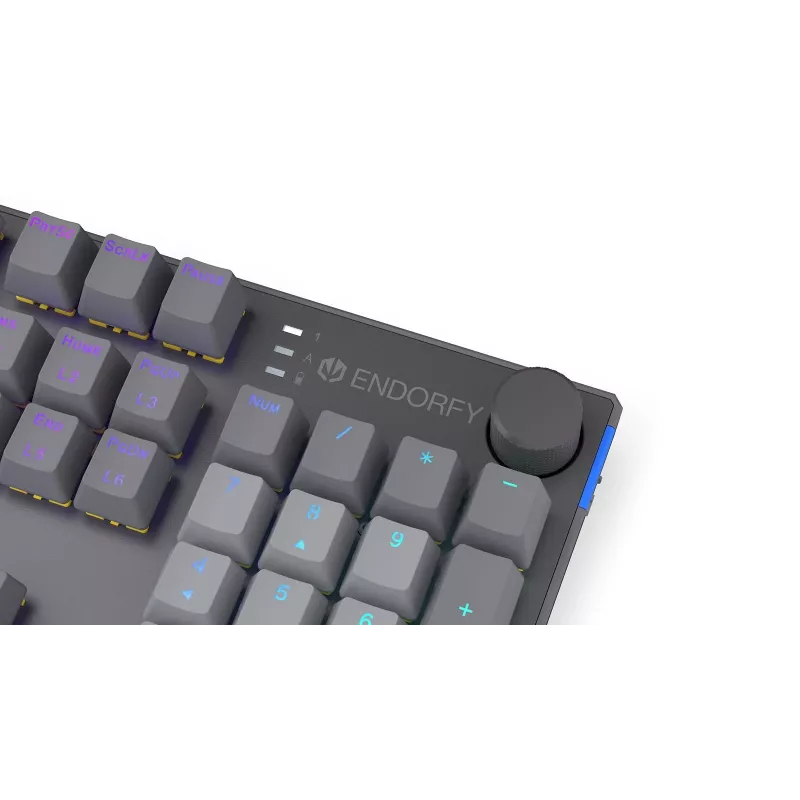 Klawiatura bezprzewodowa ENDORFY Thock V2 — ergonomiczny układ, podświetlenie RGB, łączność bezprzewodowa