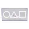 Lampa stołowa i wisząca Paladone LED Neon Light wzór Squid Game PP13775SG