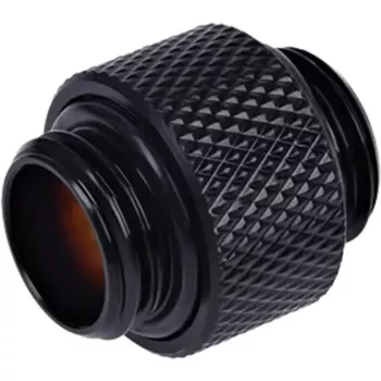 Alphacolek HF podwójna złączka nyplowa G1/4 AG na G1/4 AG 10 mm - Głęboka czerń (17215)