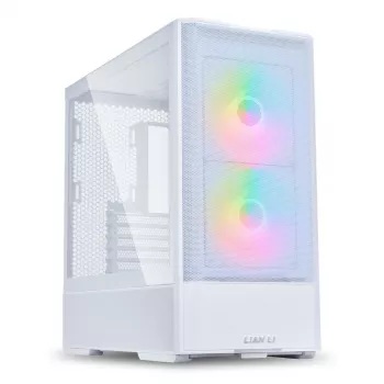 Obudowa PC Midi Tower Lian Li LANCOOL 207 — biała, przezroczysty panel, obsługa ATX/MicroATX/MiniITX, bez zasilacza