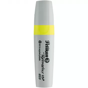 Zakreślacz Pelikan Textmarker 490 eco marker z końcówką dłutową Żółty