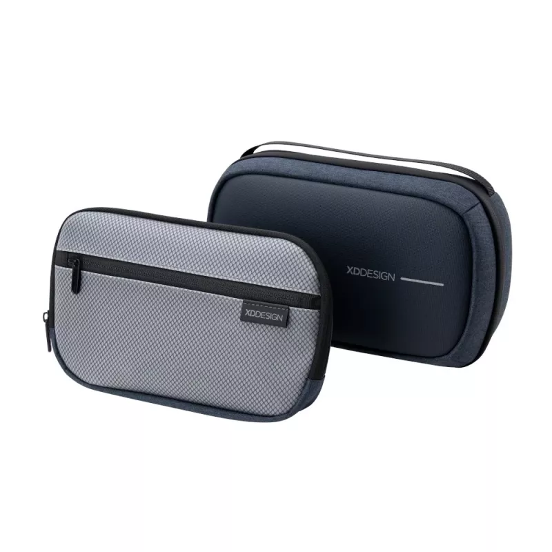 Kosmetyczka XDDESIGN First-Class All-in-One Travel Organiser P706.3425, Granat, zamek błyskawiczny, 380 g, karton zewnętrzny 17×27.5 cm