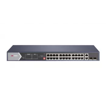 Hikvision DS-3E0528HP-E sieciowy Links niezarządzalny Gigabit Ethernet (10/100/1000) obsługa PoE niebieski