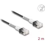 Kabel sieciowy DeLOCK RJ45 Cat.6A UTP cienki 2m czarny