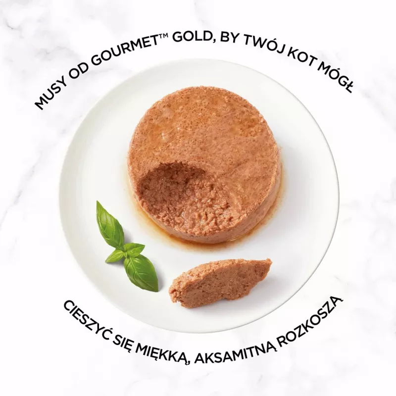 Mokra karma dla kota Purina Nestlé GOURMET Gold Indyk 85 g puszka dla dorosłych kotów, formuła dla kotów z nadwagą
