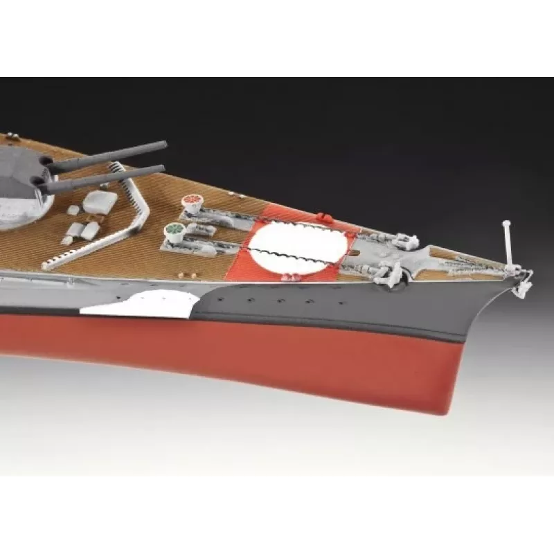 Model okrętu wojennego Revell Bismarck Zestaw do składania 1:700