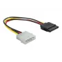 Kabel zasilający SATA HDD DeLOCK B40160100 4-pin męski prosty 0,12m